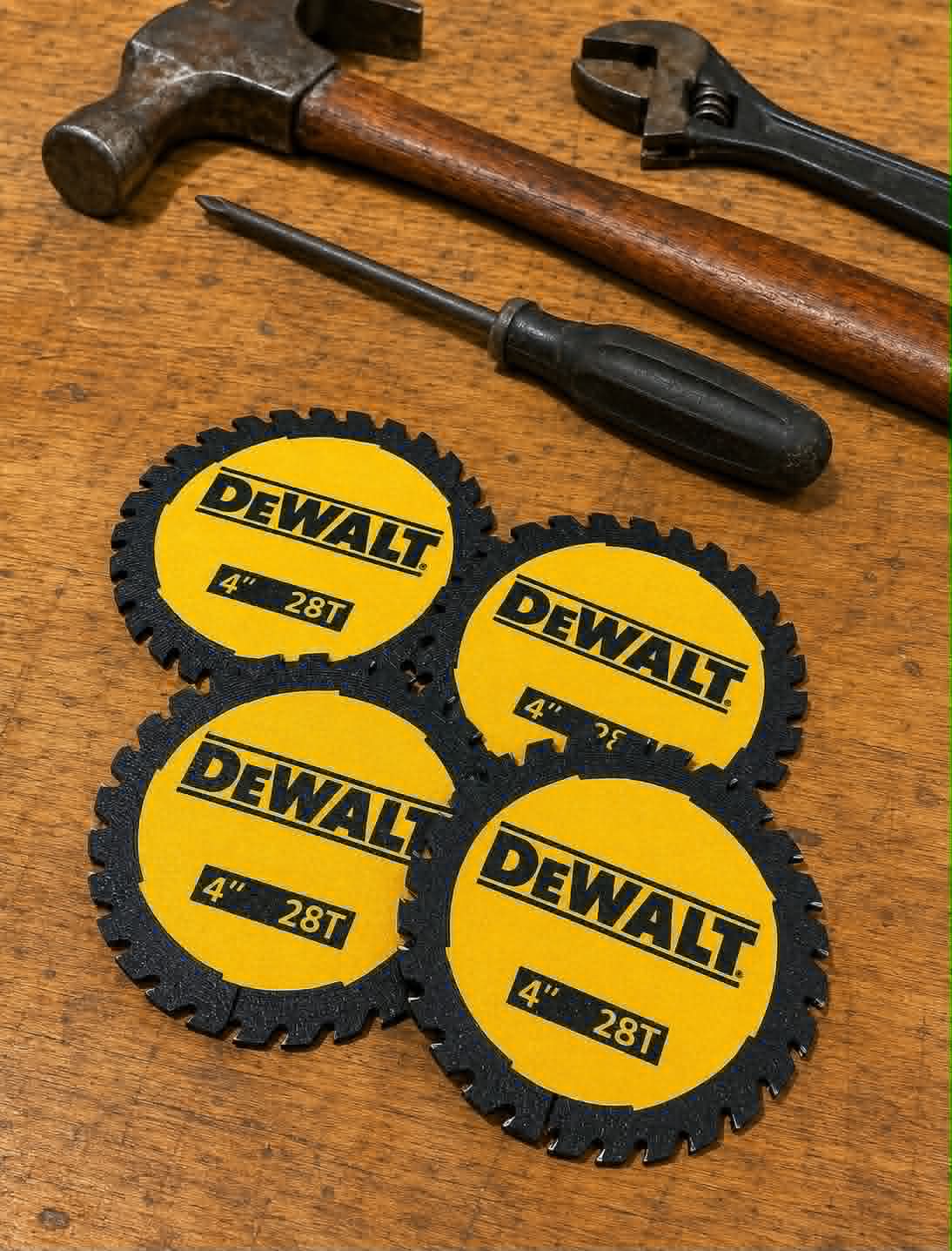 DeWalt Coaster Set
