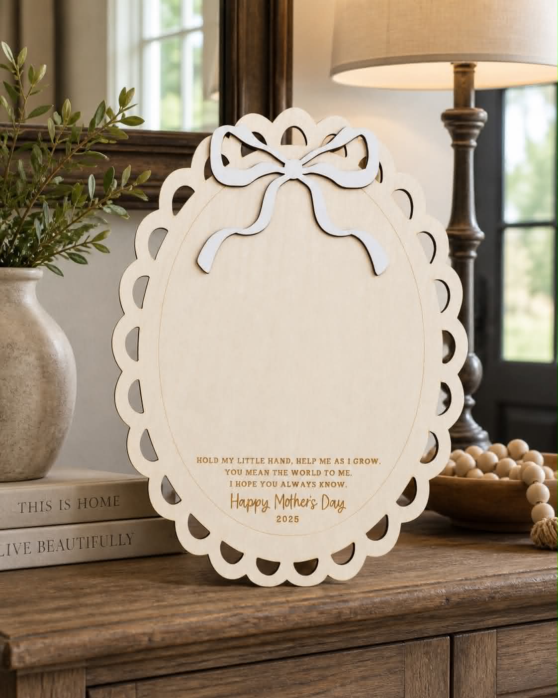 Mother’s Day Handprint Stand-Up Frame