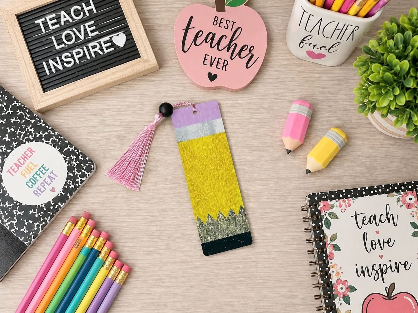 Pencil Metal Bookmark