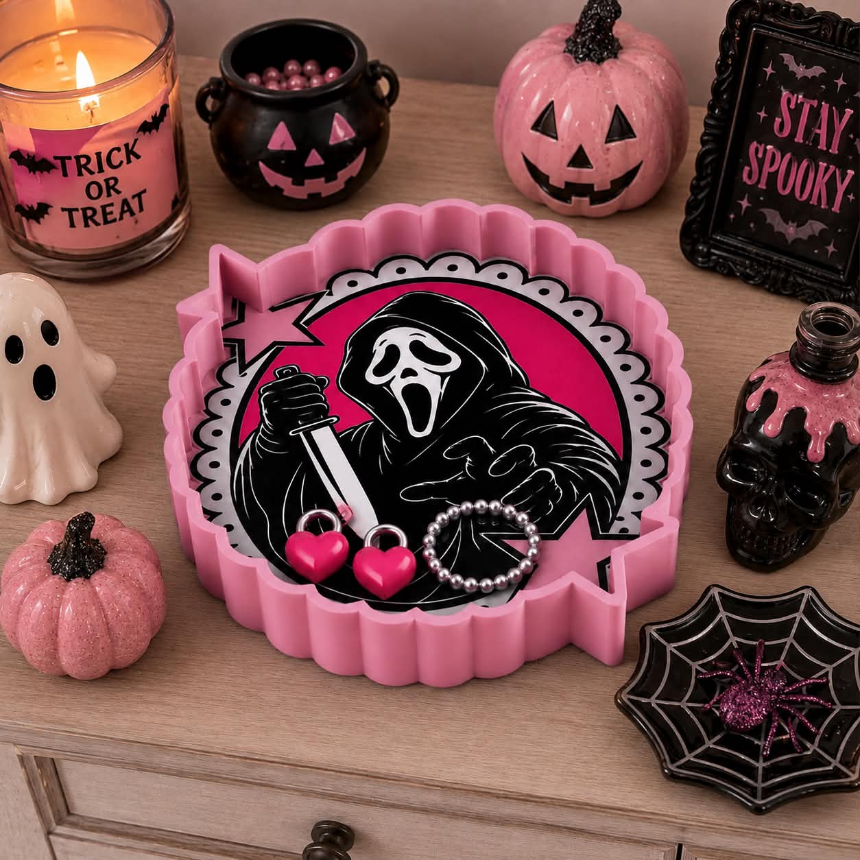 Ghost Face Trinket Tray