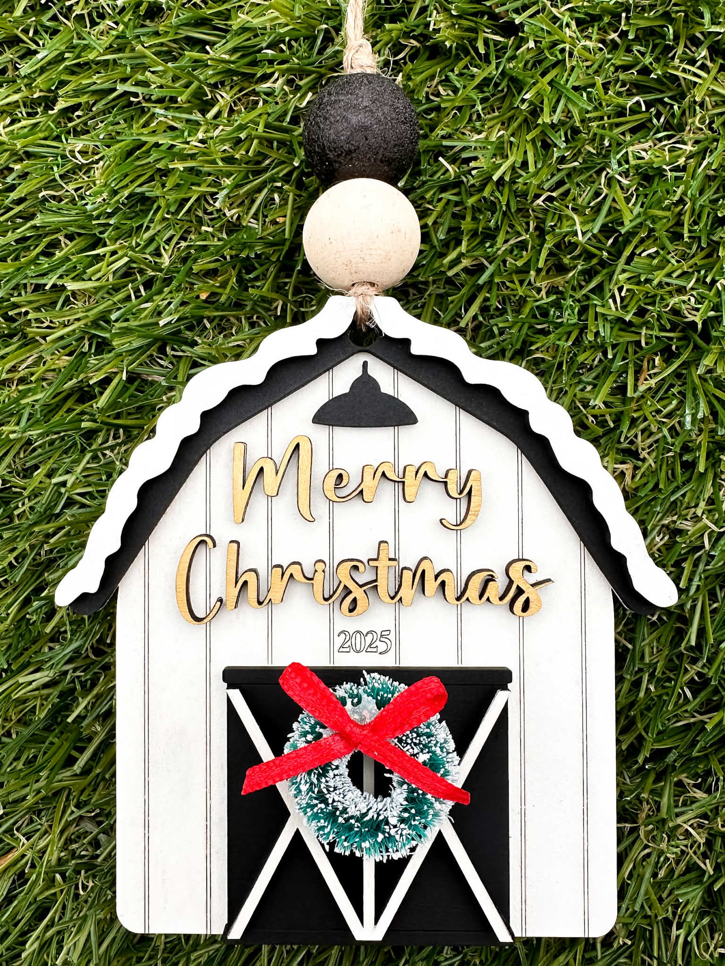 Barn Christmas Ornament