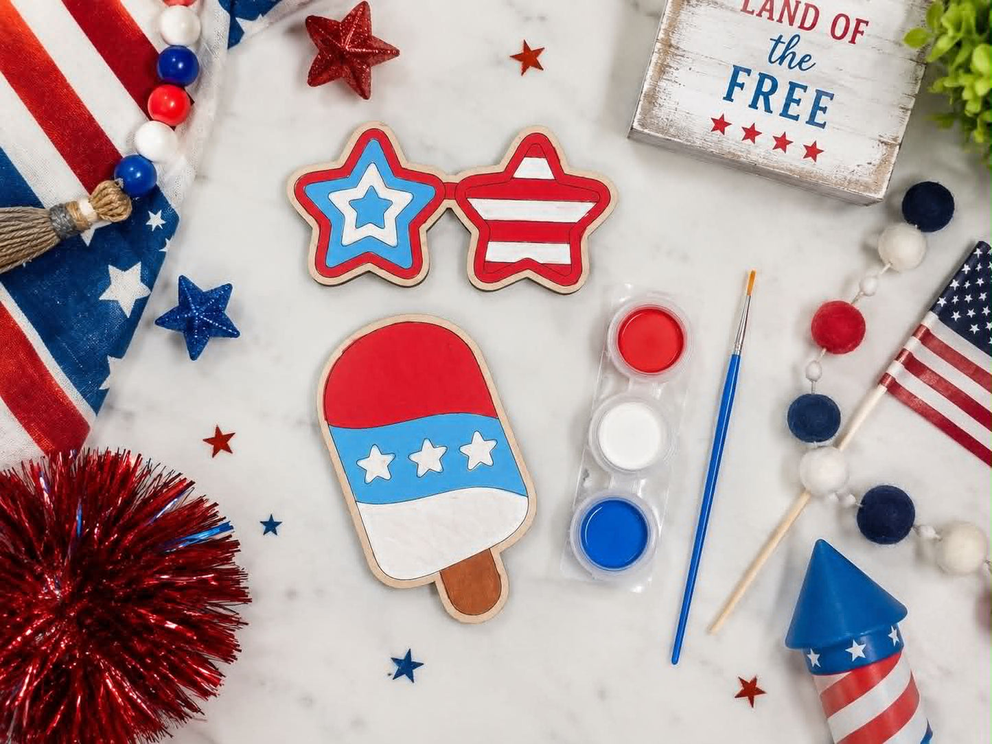 Patriotic DIY Paint Kit