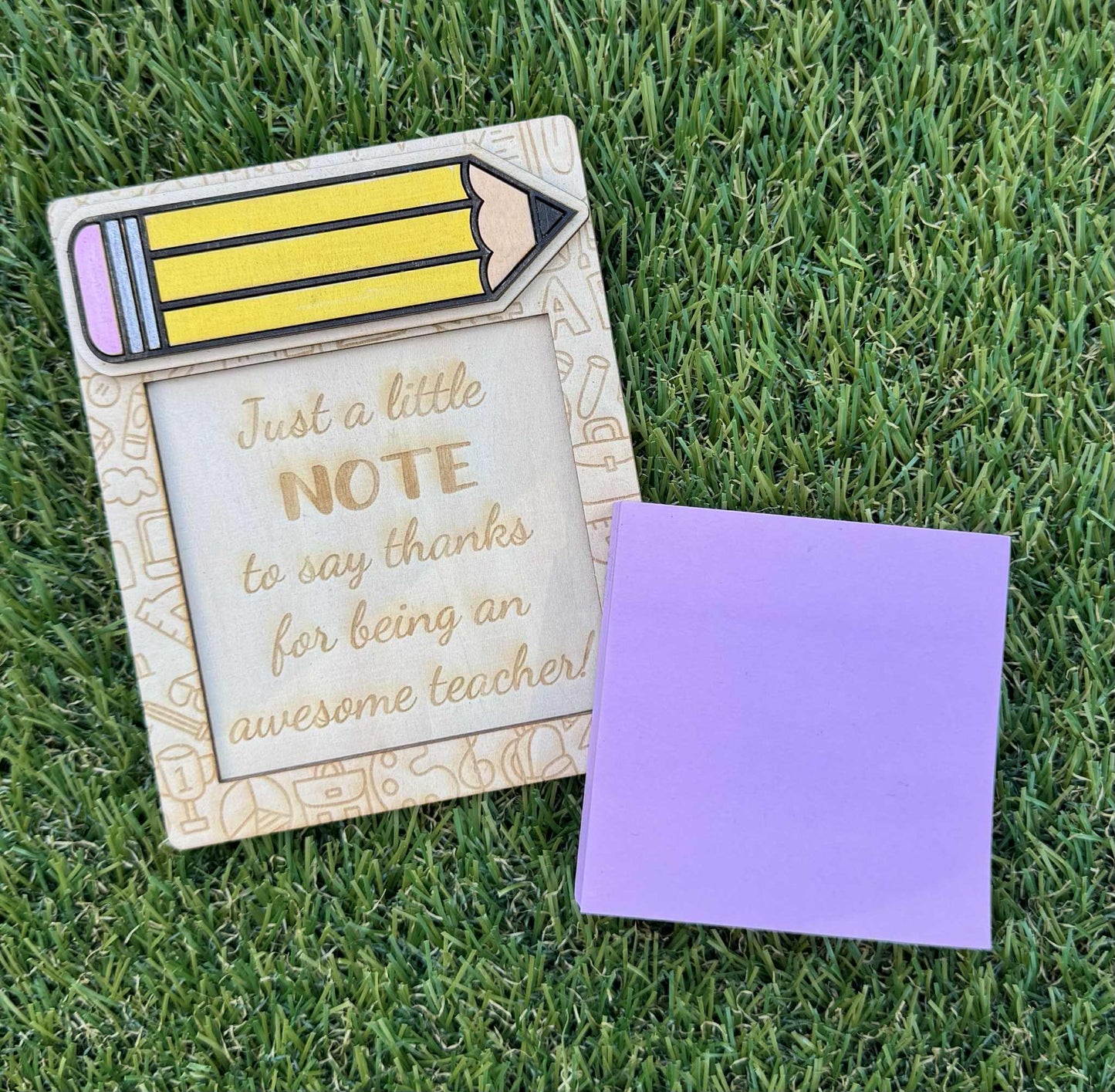 Pencil Notepad Holder
