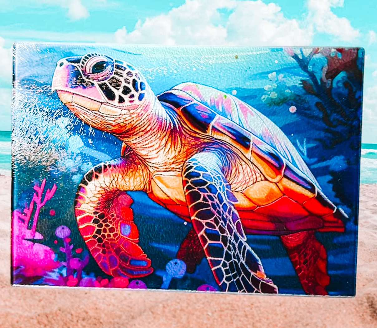 Tempered Glass Cutting Board-Customized