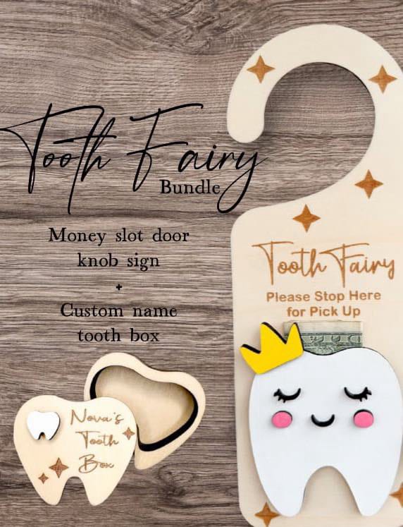 Tooth Fairy Sign & Box Bundle