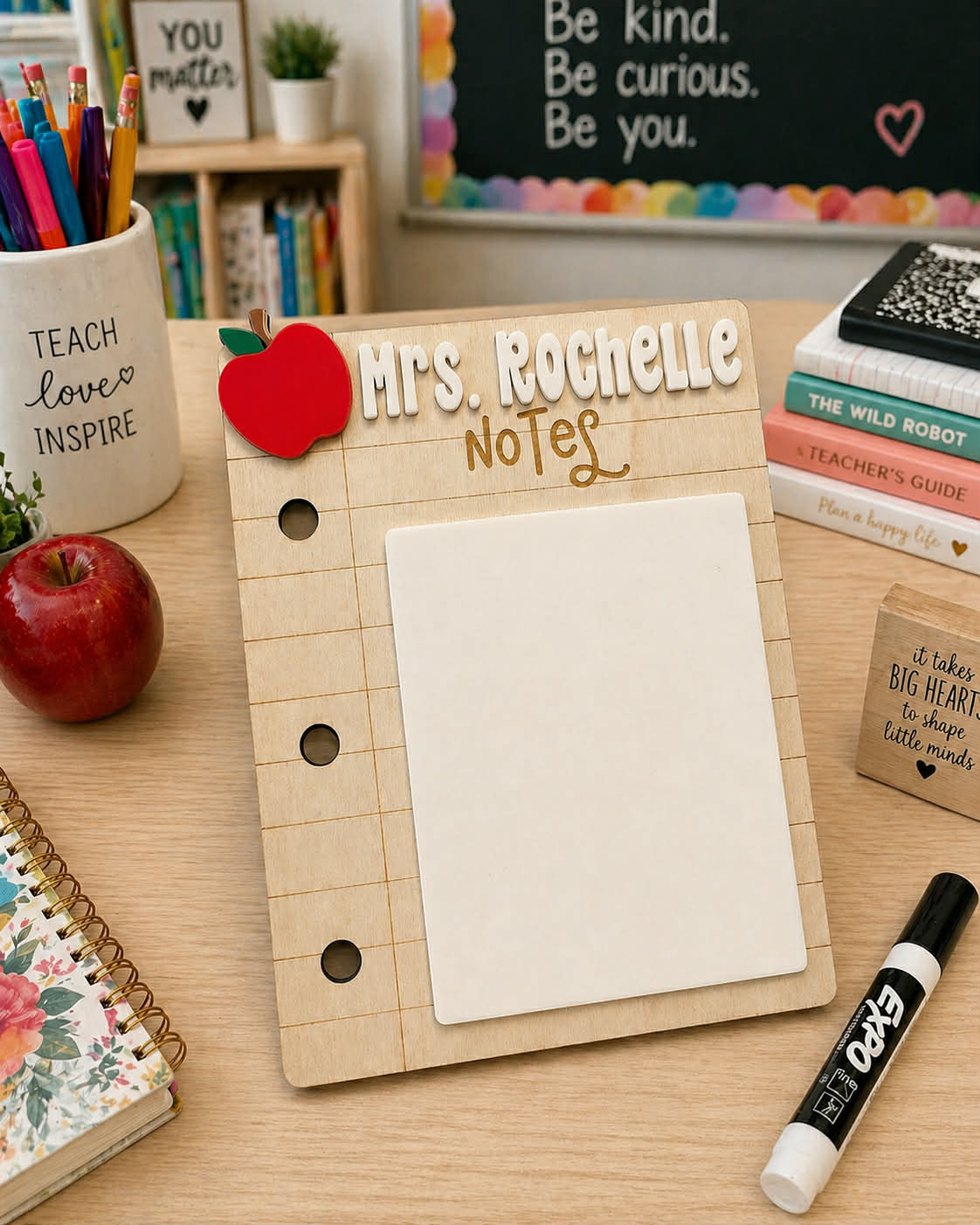 Personalized Teacher Dry Erase Note Pad