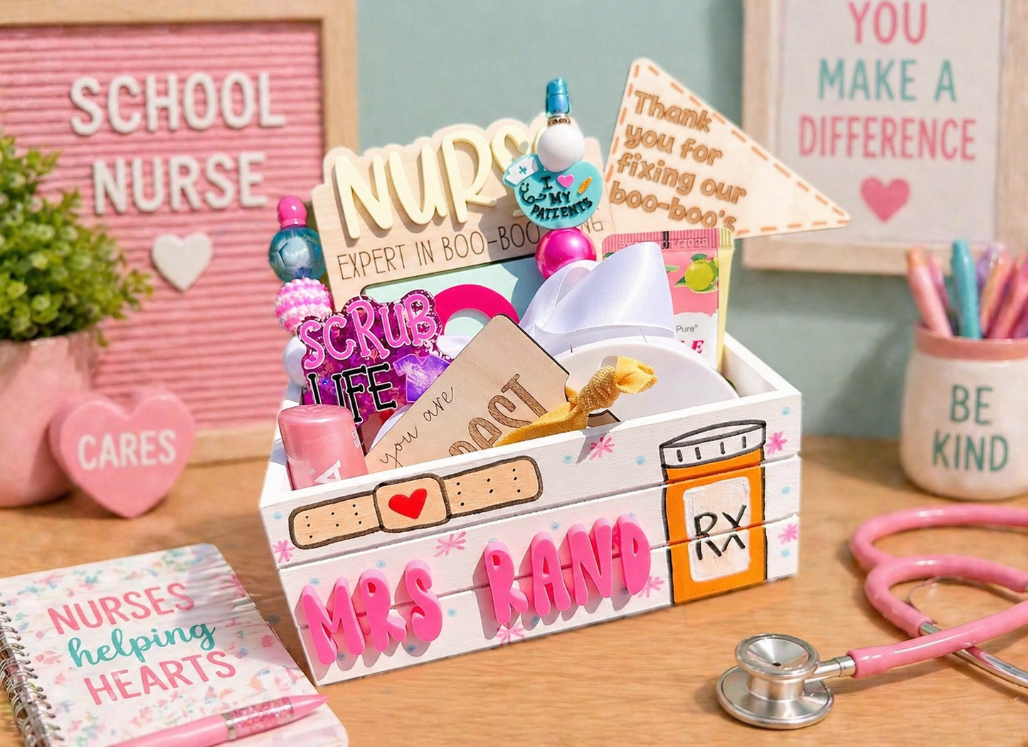 Custom Nurse Gift Crates