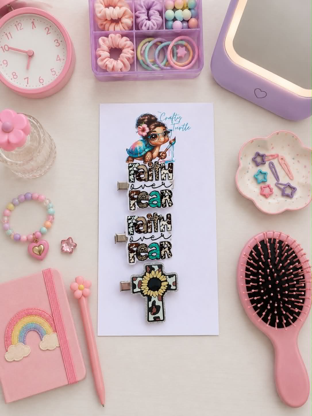 Acrylic Hair Clips (12 bundles)