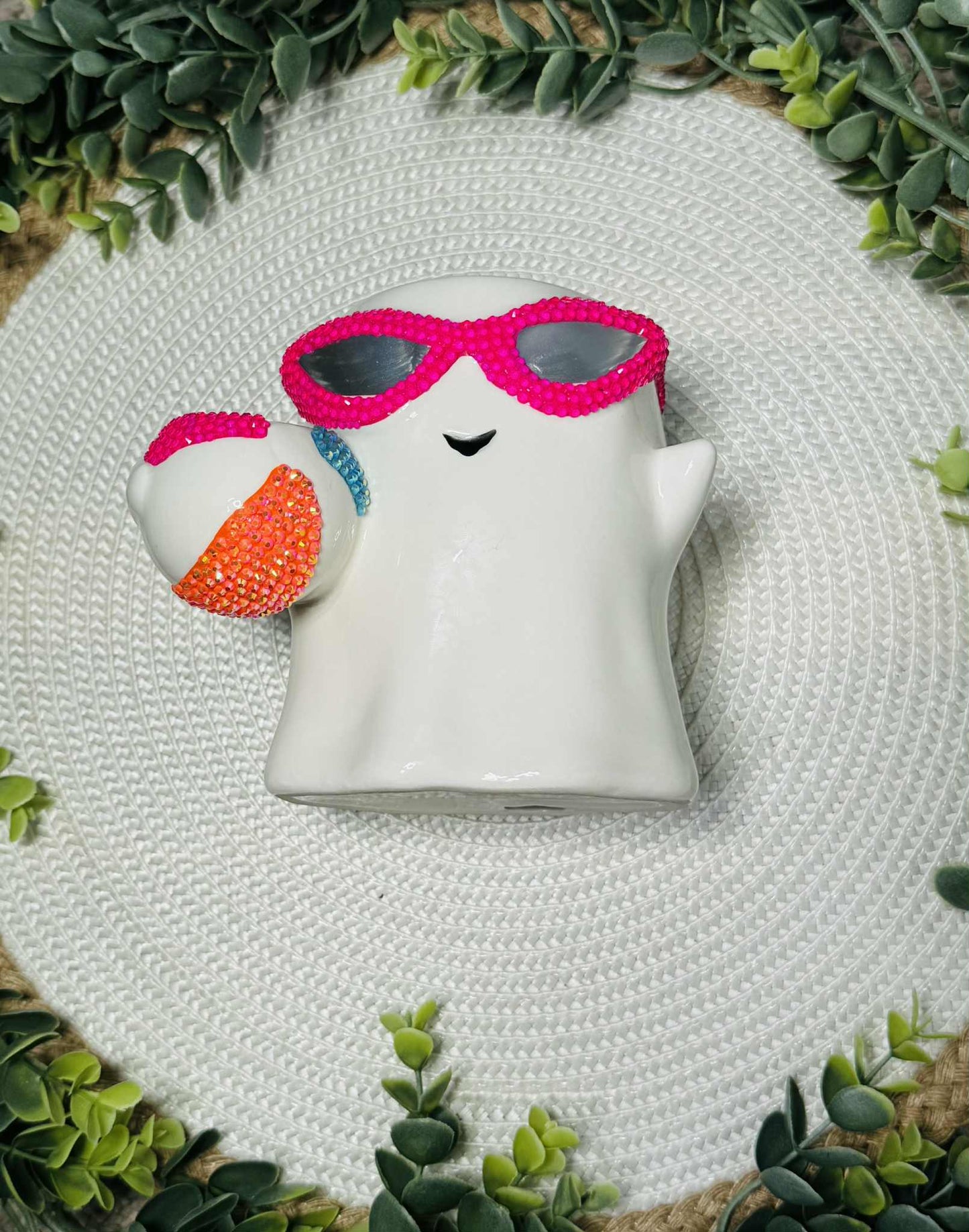 Beachy Ghost Candle