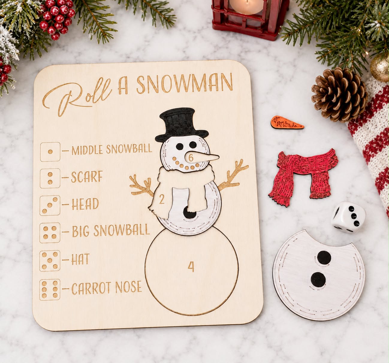 Roll-A-Snowman