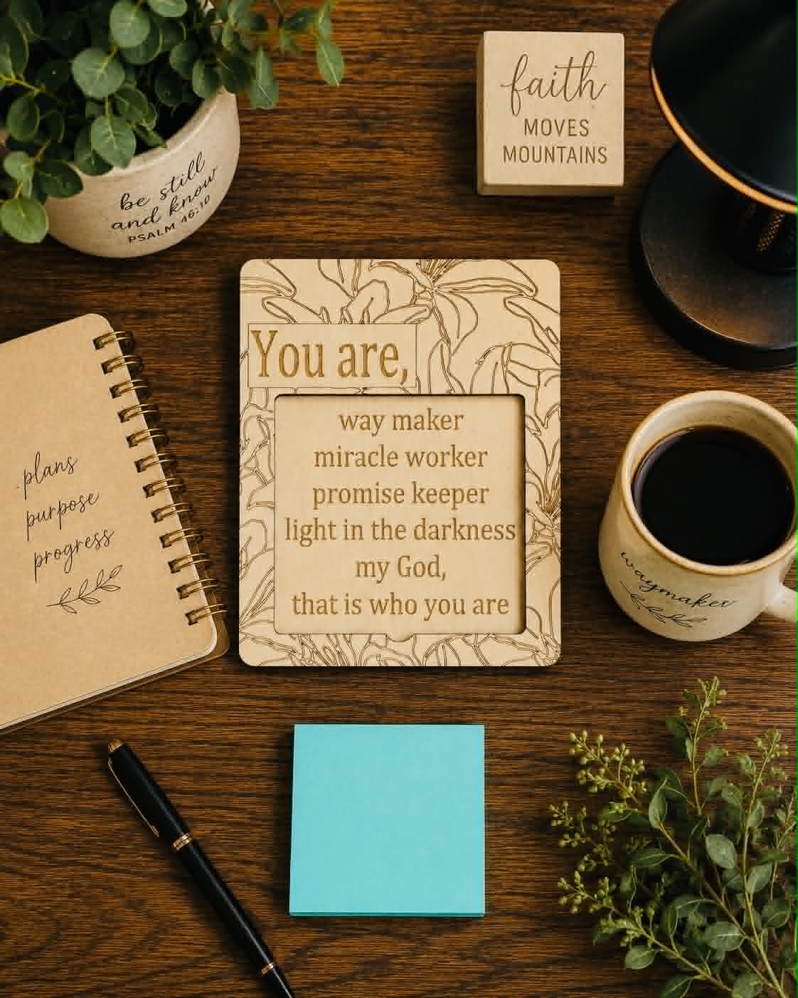 Waymaker Sticky Note Holder