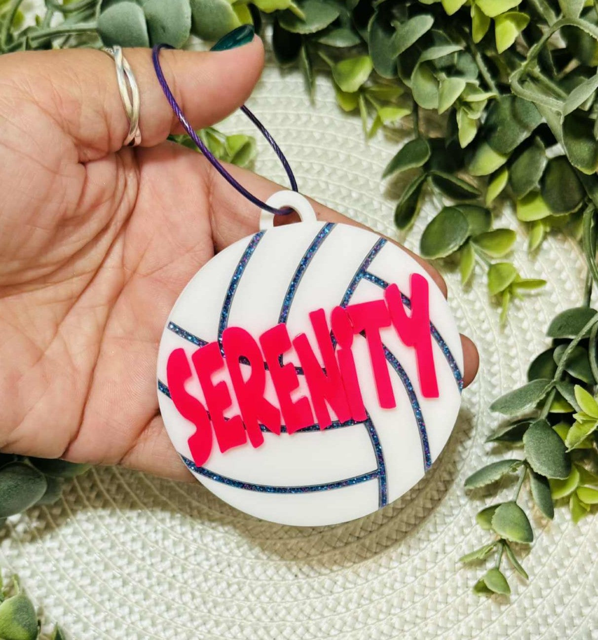 Acrylic Sports Bag Tag-Customized