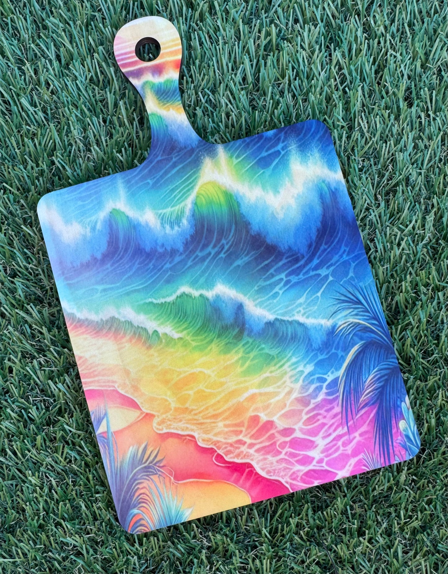 Vibrant Ocean Waves Decor Board