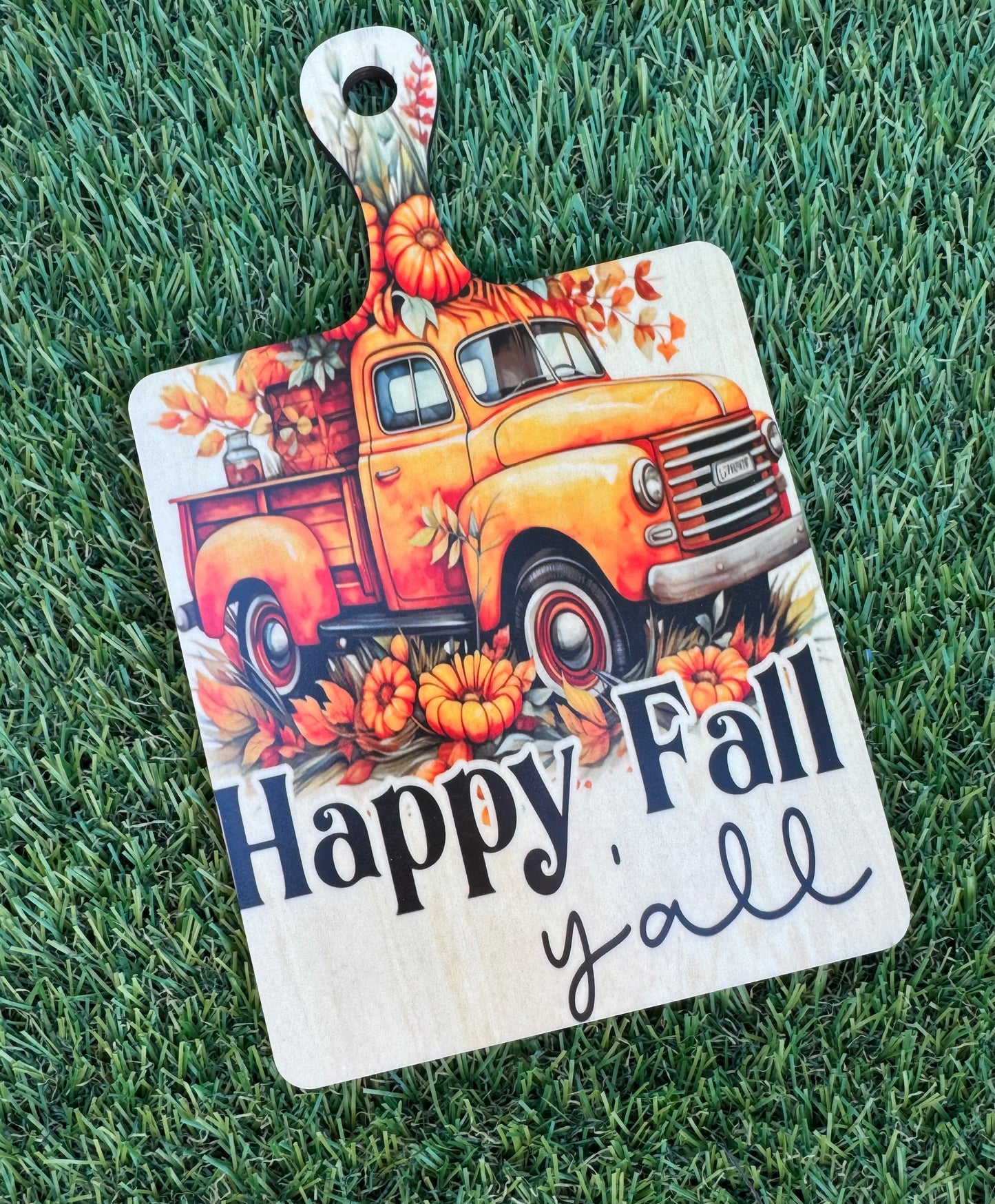 Happy Fall Cutting Board