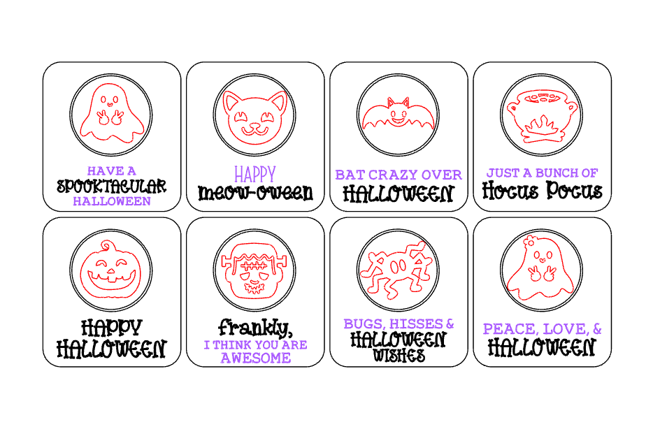 Halloween PlayDoh Stamps