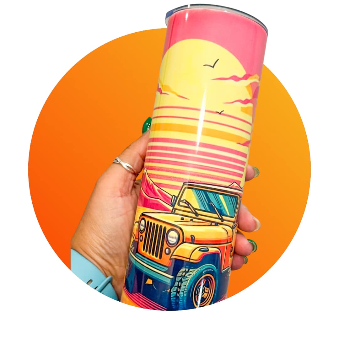 Jeep Sunset-20 oz Tumbler