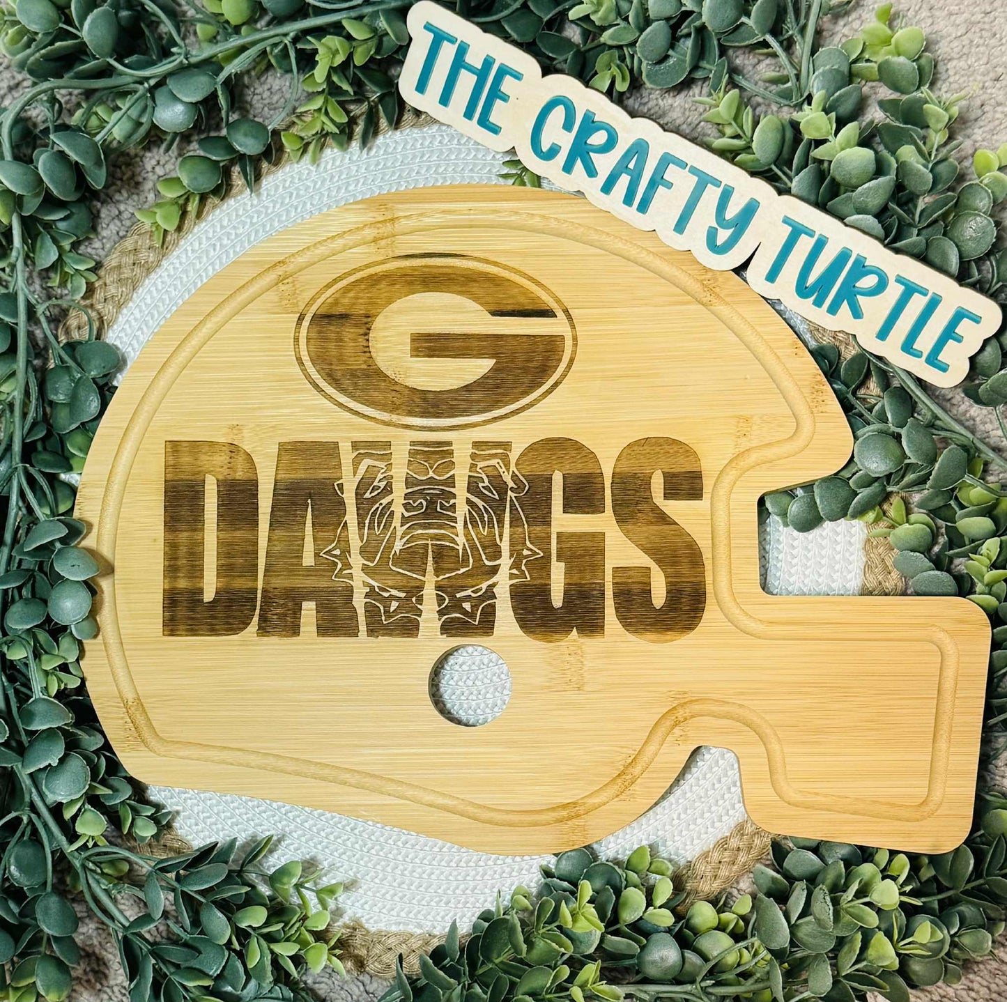 Football Helmet Cutting Board-Customized