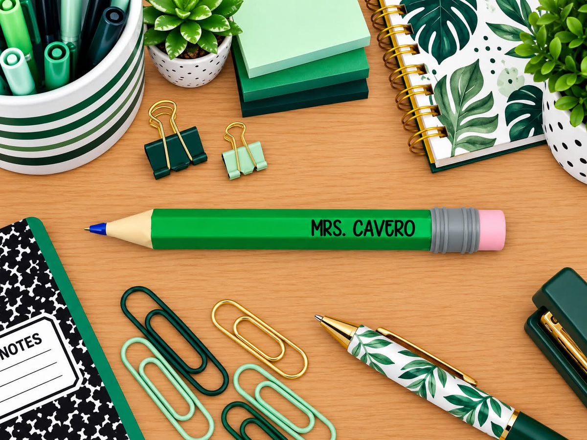 Jumbo 3D Printed Pencil Themed Pen
