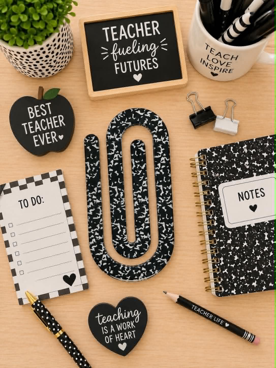 Composition Notebook Jumbo Paper Clip