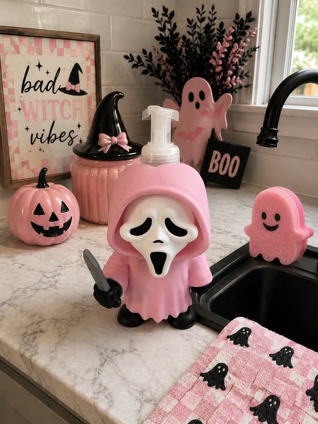 Ghost Face Soap Holder