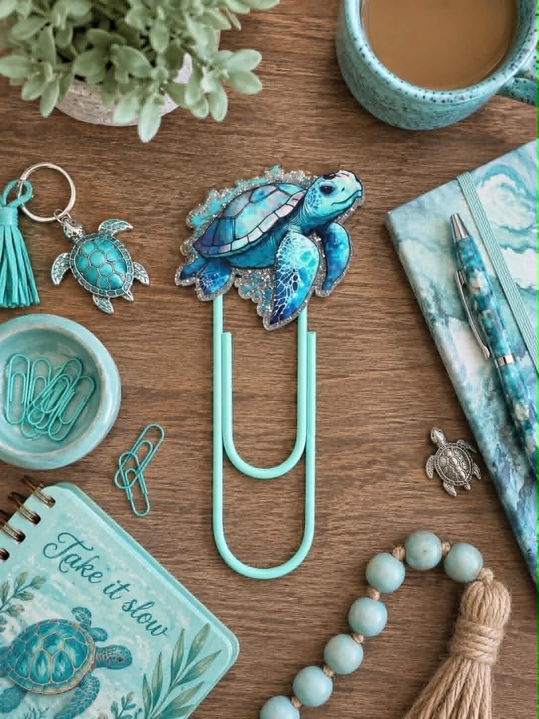 Sea Turtle Jumbo Paperclip/Bookmark