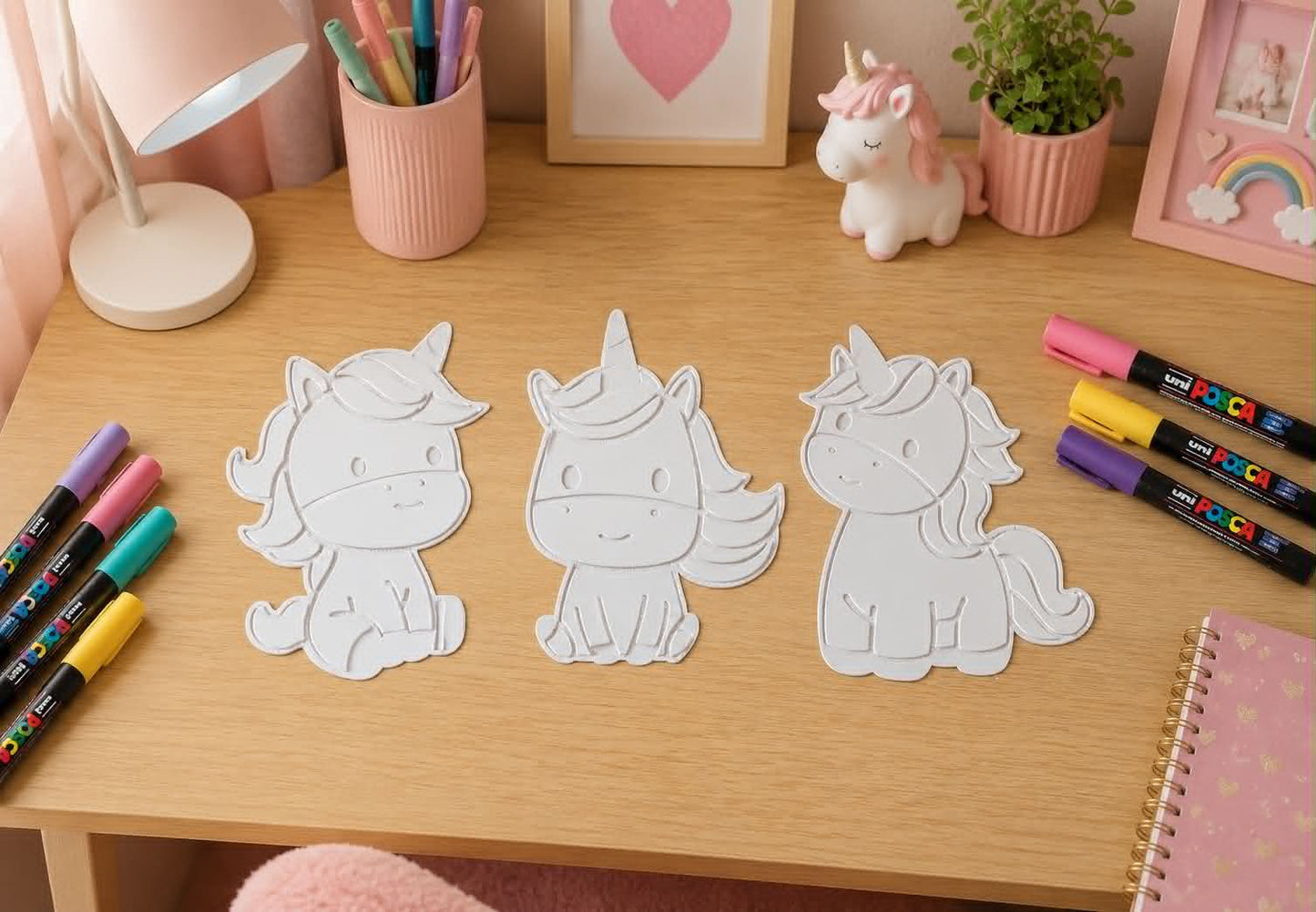 DIY 3D Printed Paint Kits-Unicorns