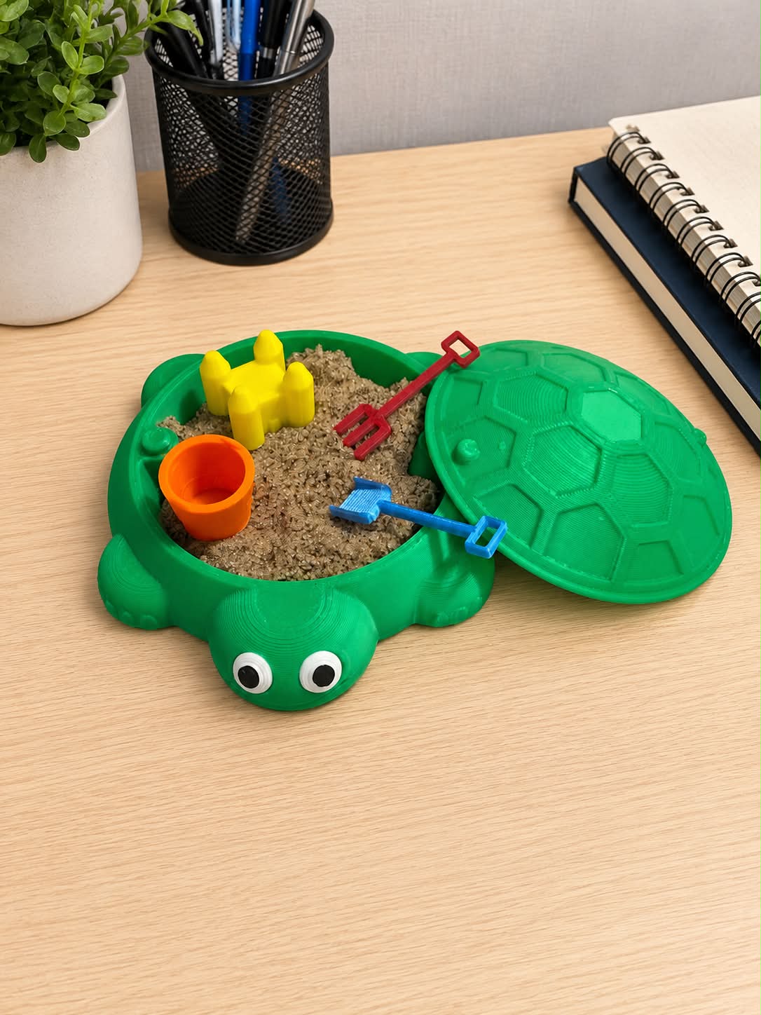 3D Printed Turtle Sandbox