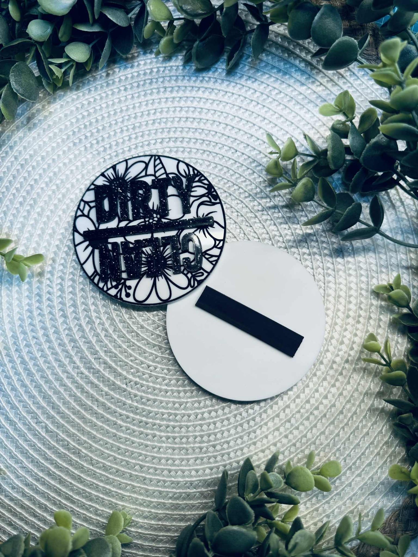 Clean/Dirty Magnetic Sign