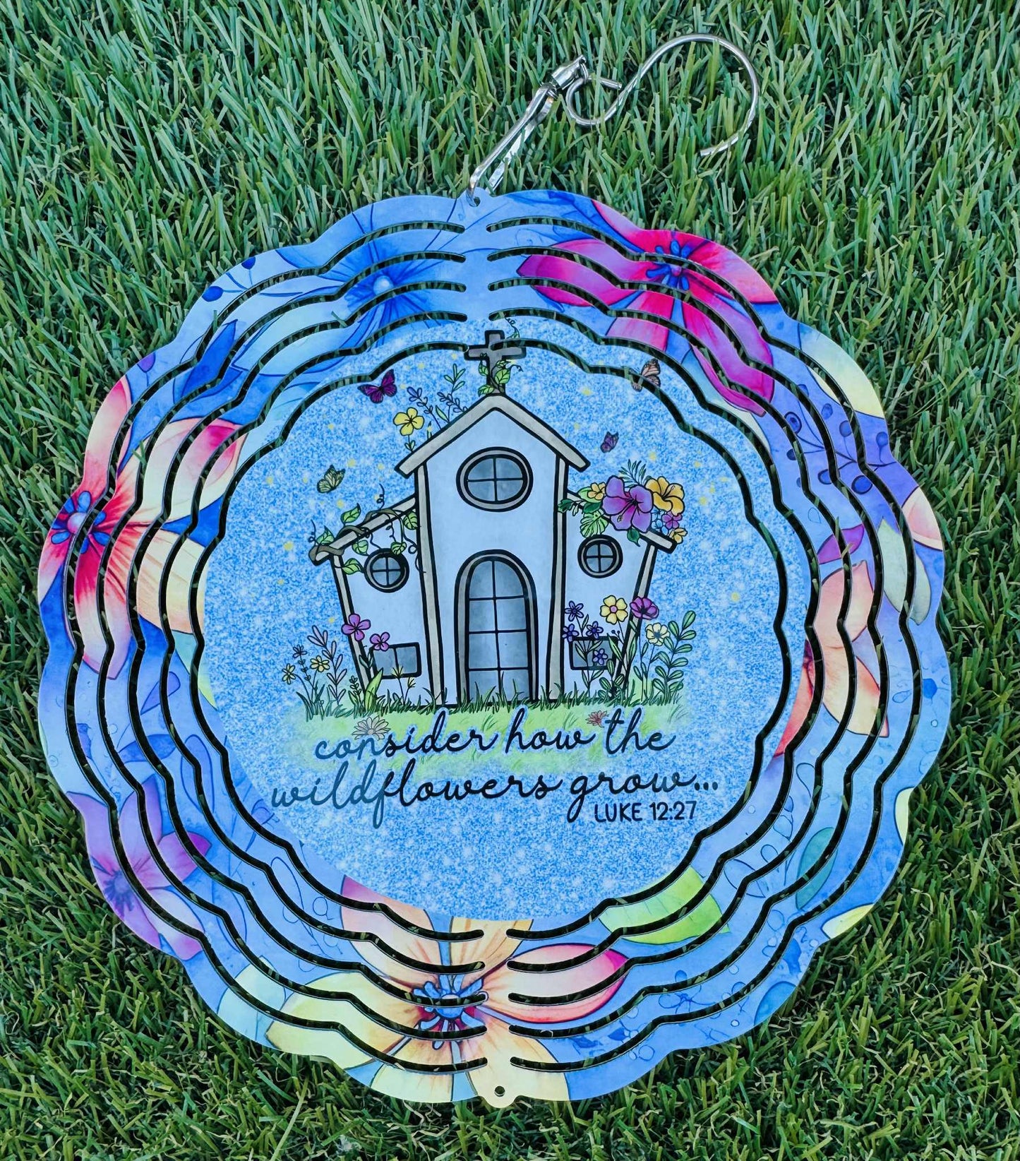 Christian House Wind Spinner