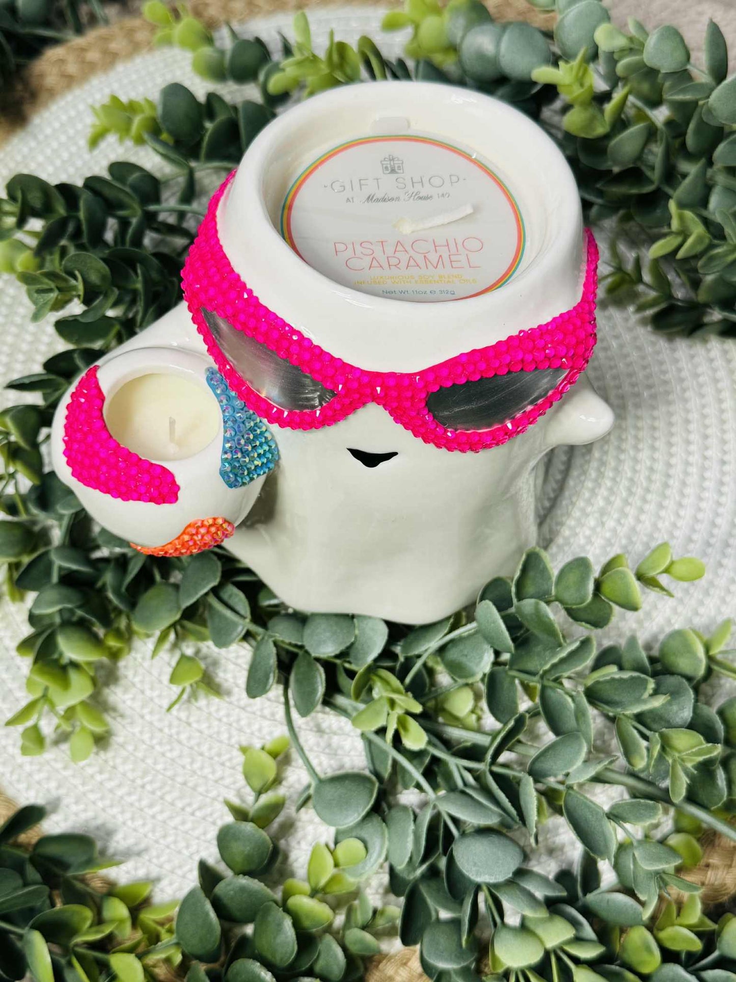 Beachy Ghost Candle