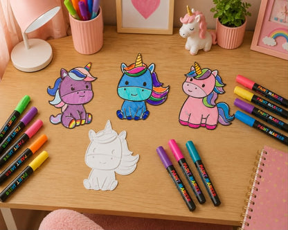 DIY 3D Printed Paint Kits-Unicorns
