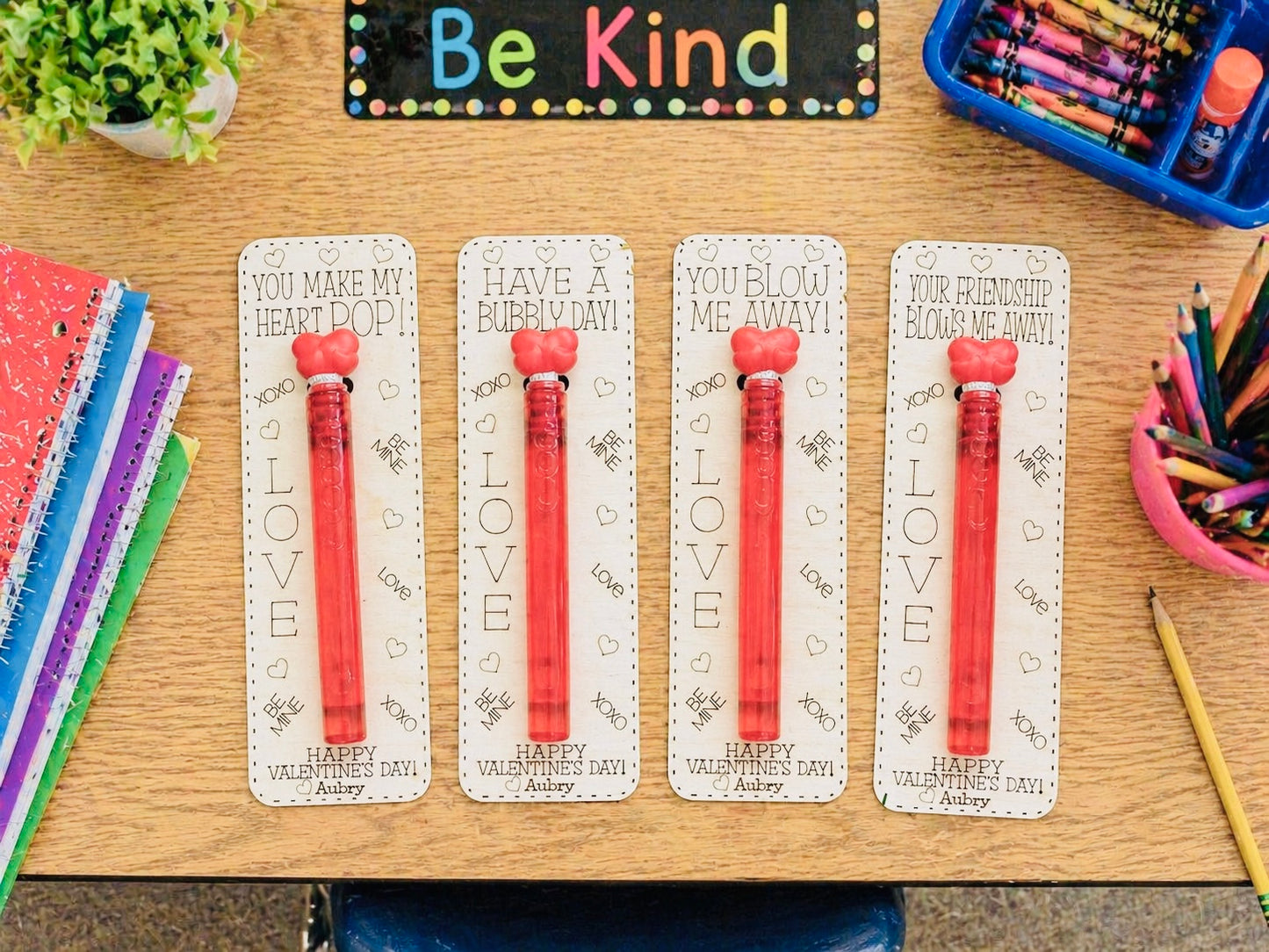 Wooden Bubble Wand Holders