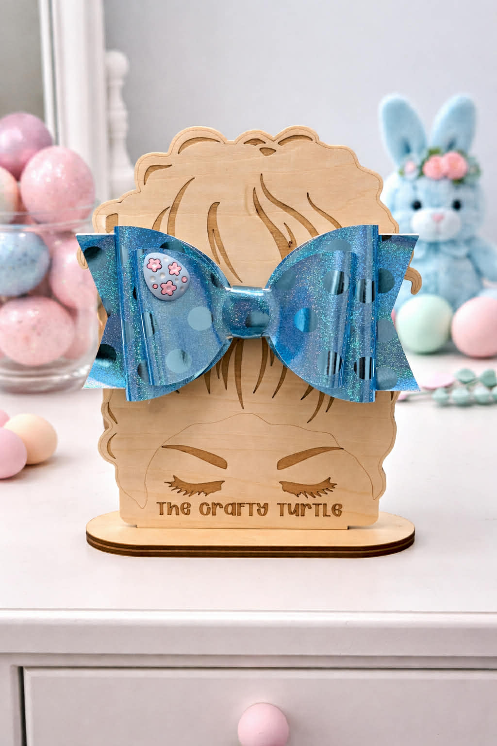 Polka Dot Egg Bow