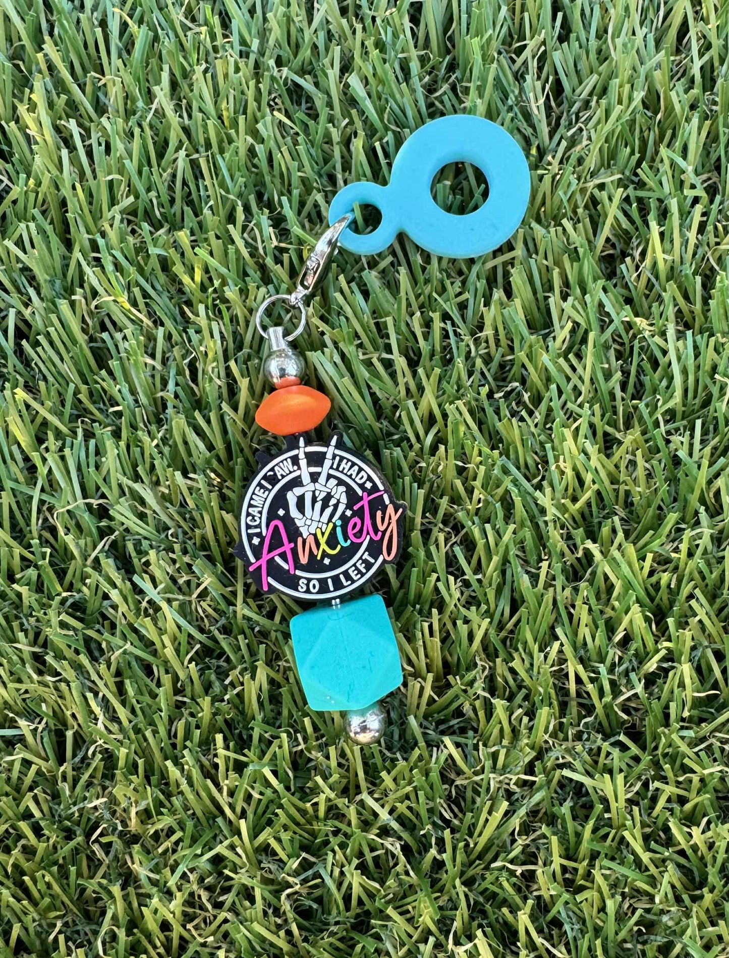 Anxiety...Tumbler Straw Charm