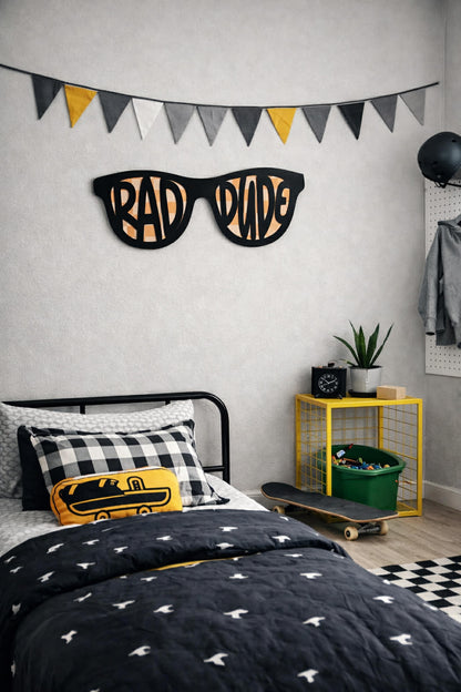 Custom Bedroom Wall Decor Signs-Rad Style