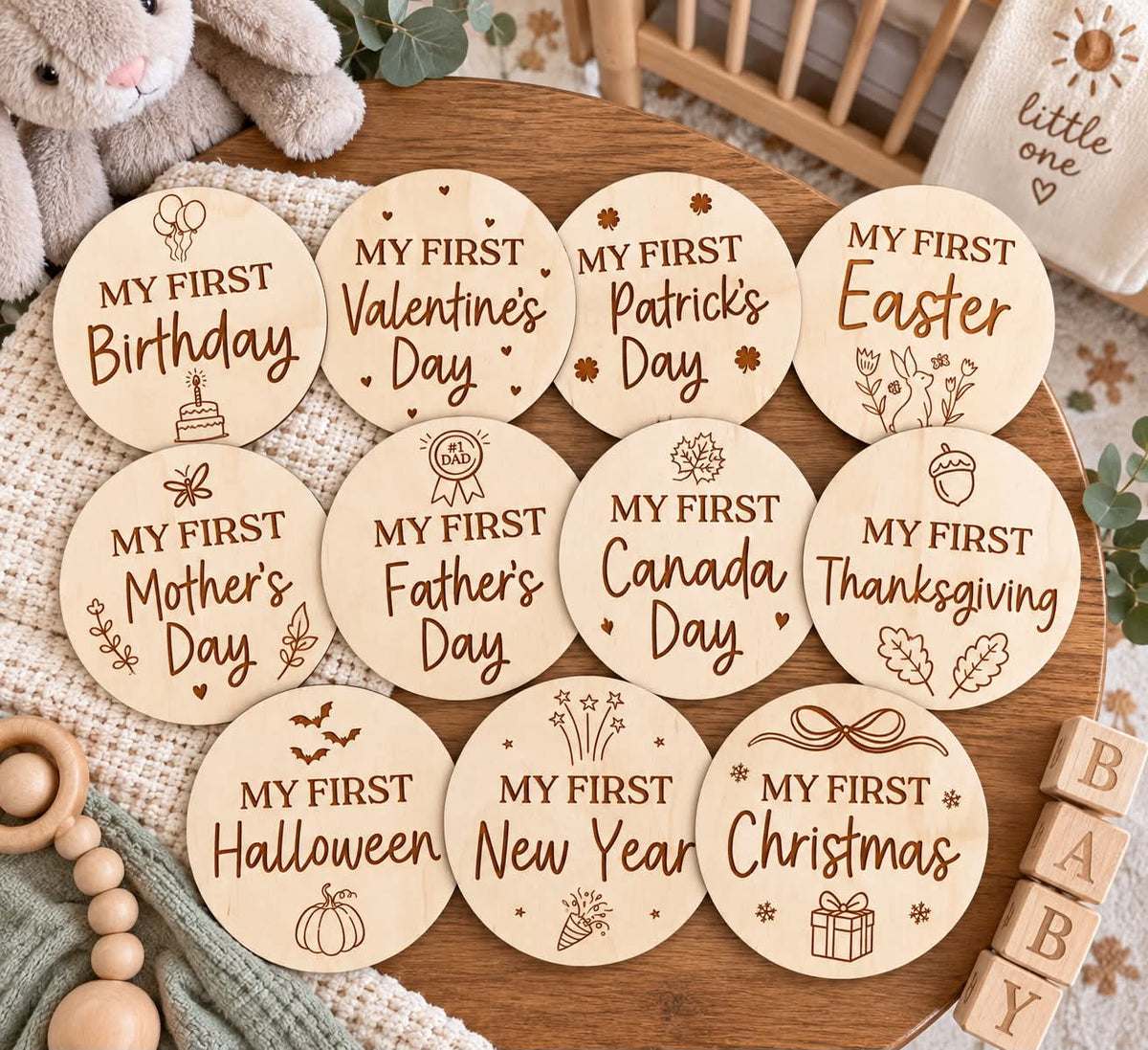 Baby's First Special Day Milestones Set