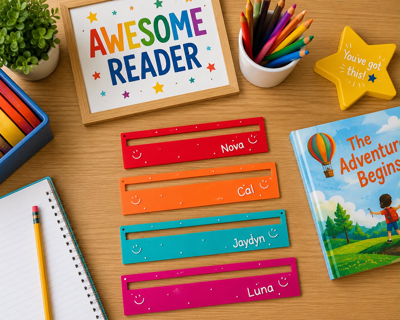 3D Printed Reading Guides