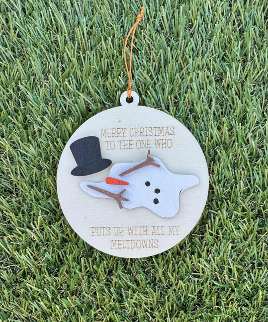 Meltdown Ornament