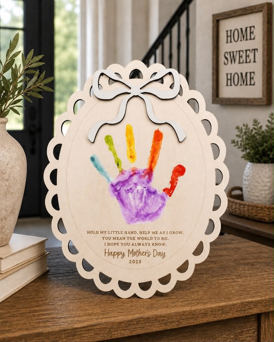 Mother’s Day Handprint Stand-Up Frame
