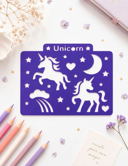 3D Printed Unicorn Stencil Pad