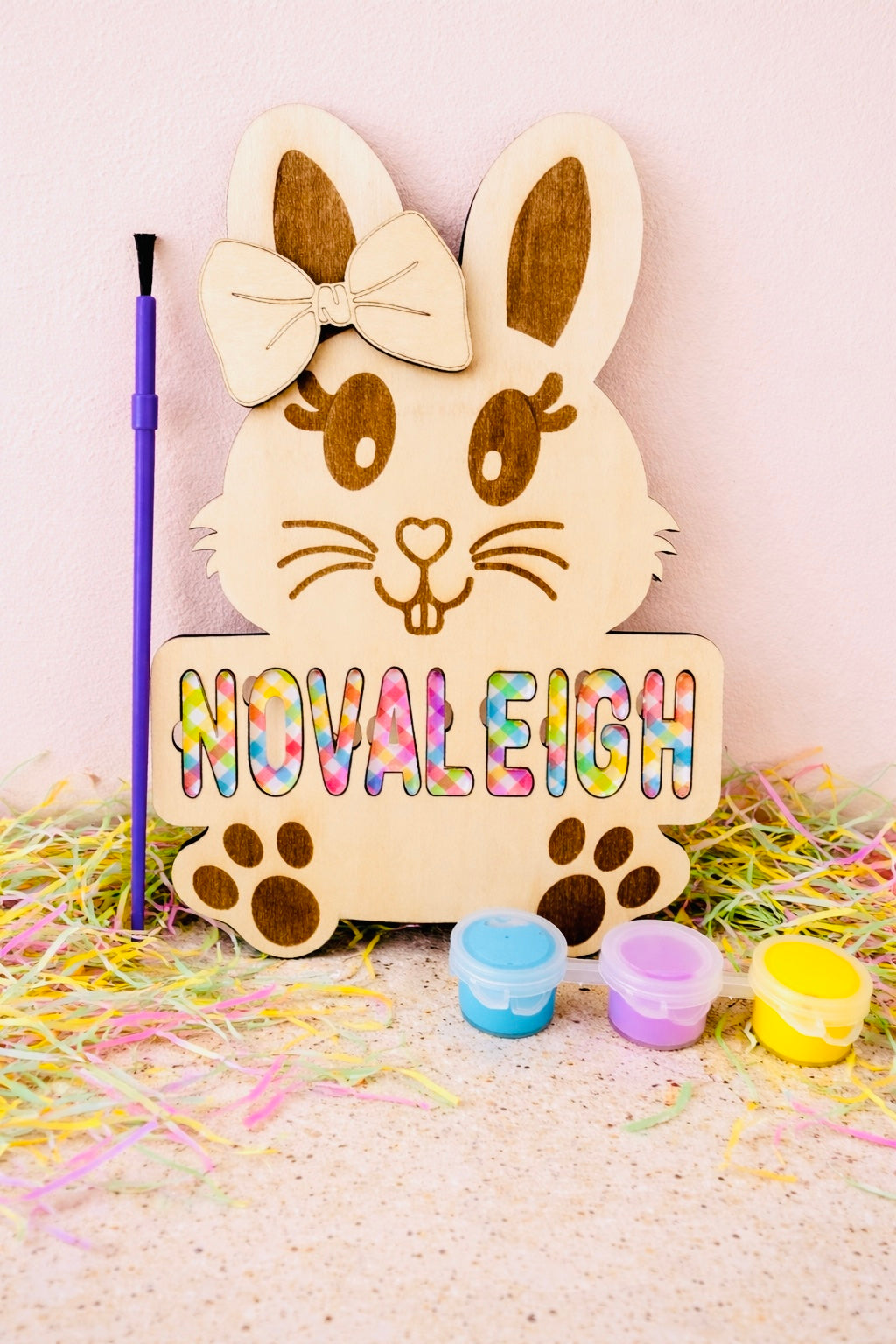 Bunny DIY Paint & Puzzle-Customized