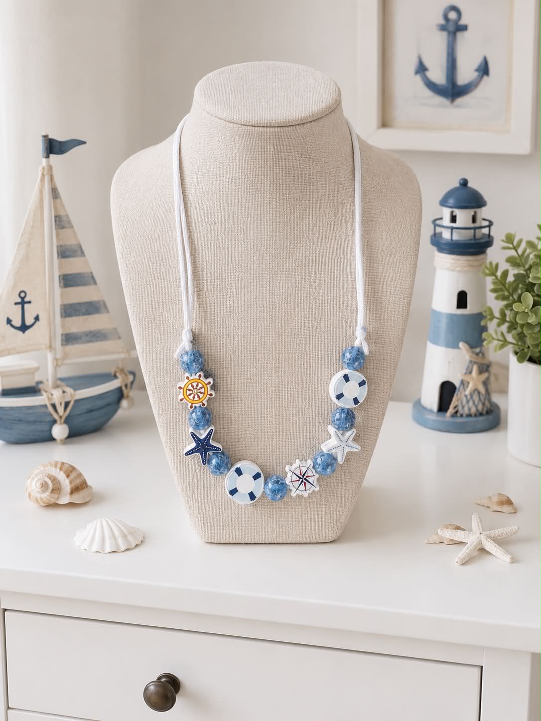 Coastal Beaded Necklace