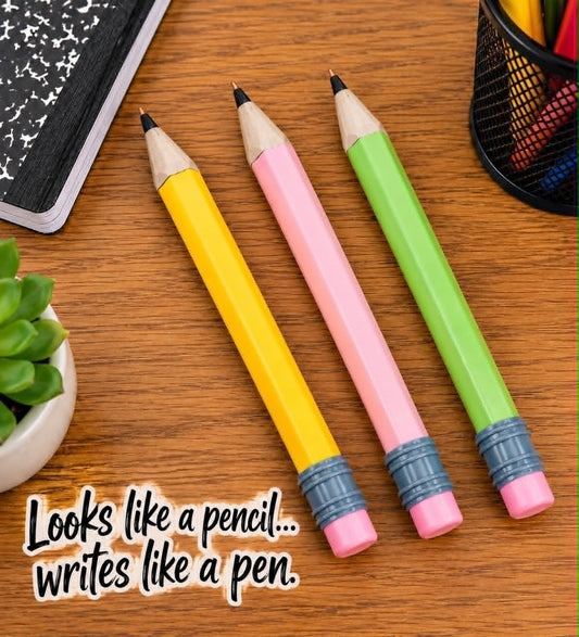 Jumbo 3D Printed Pencil Themed Pen