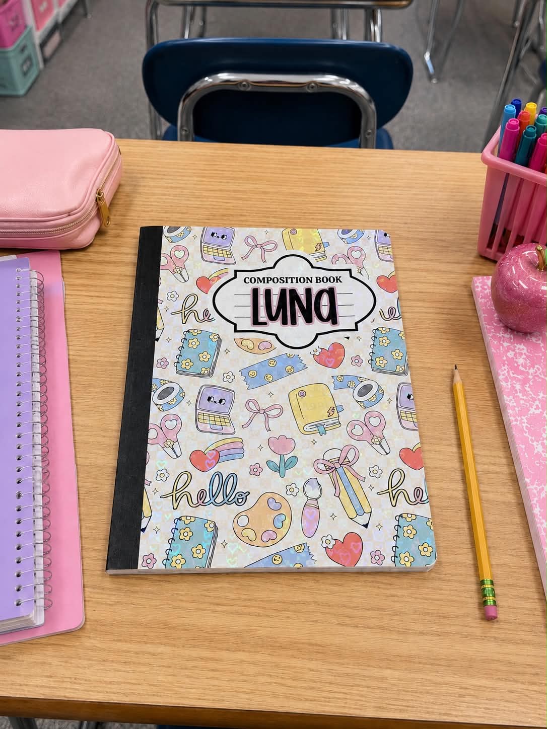 Custom Themed Composition Notebook