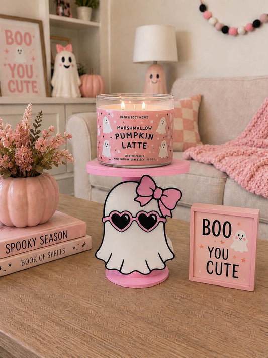 Girly Ghost Candle Holder