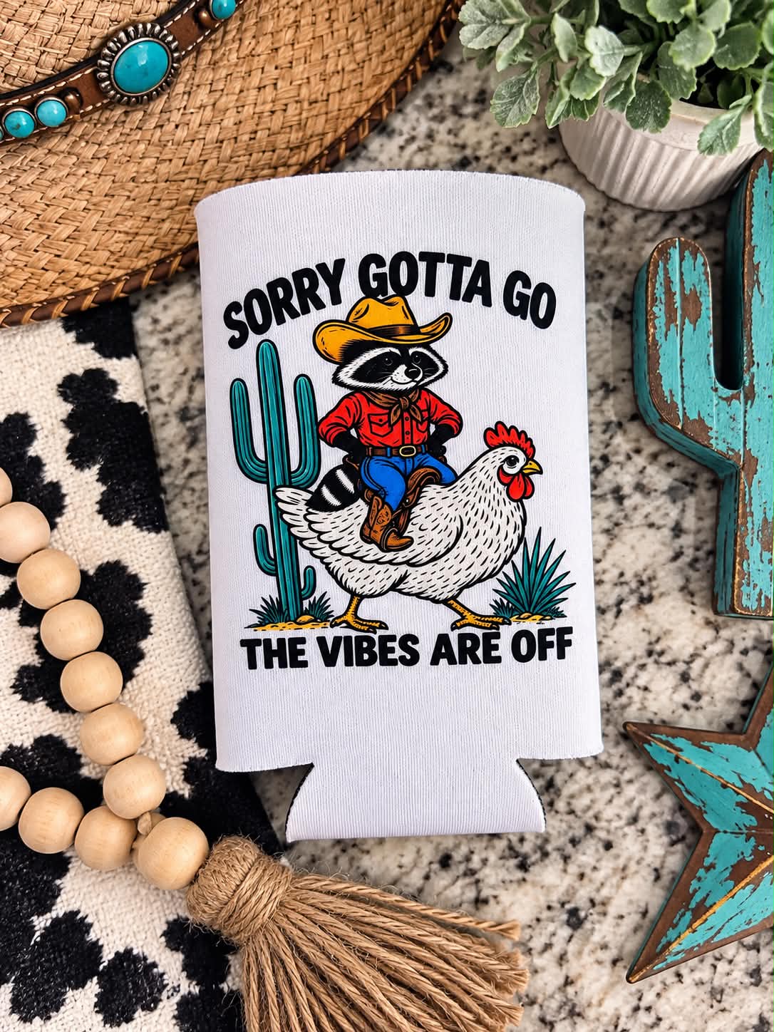 Sorry Gotta Go Koozie