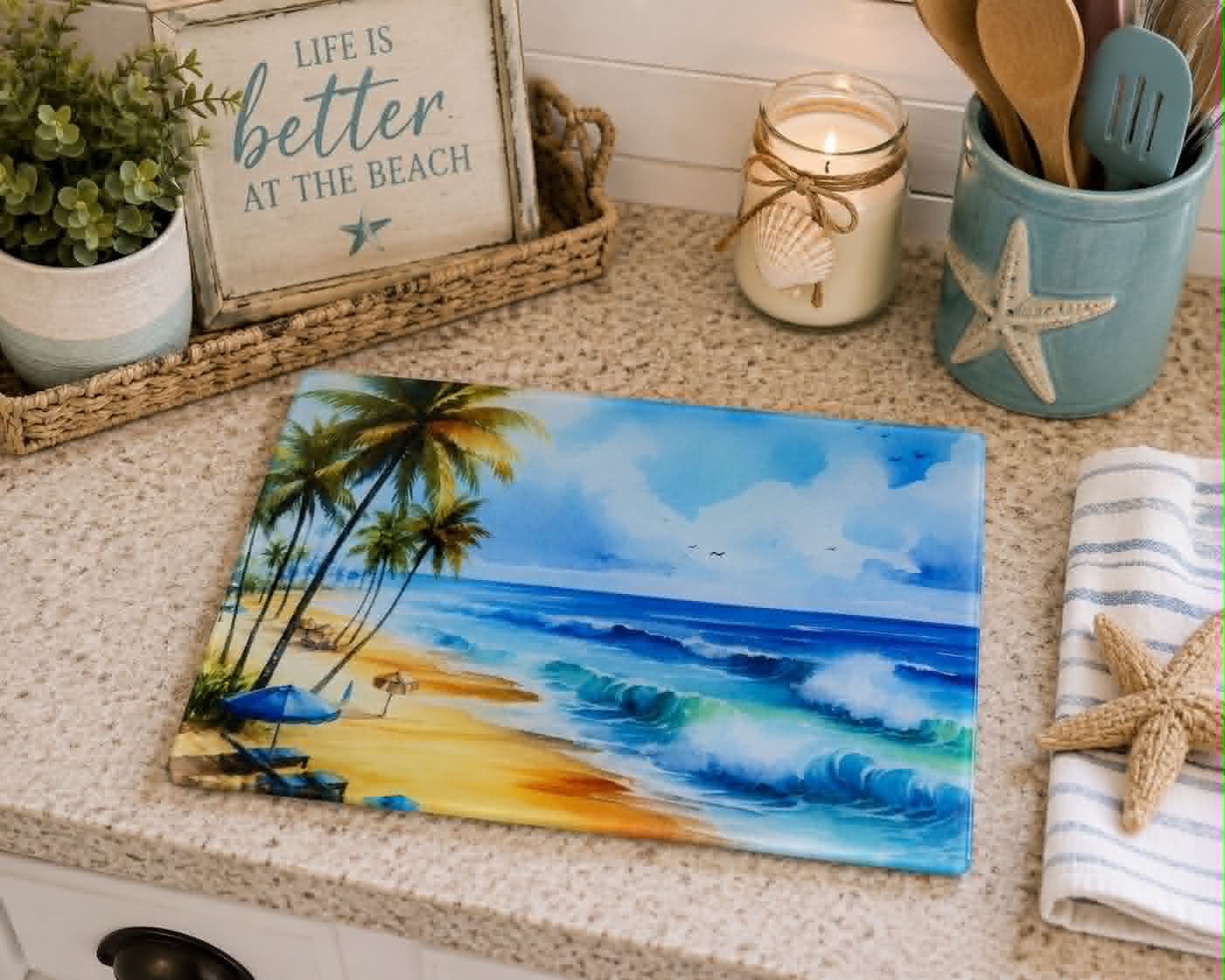 Tempered Glass Cutting Boards (6 designs)