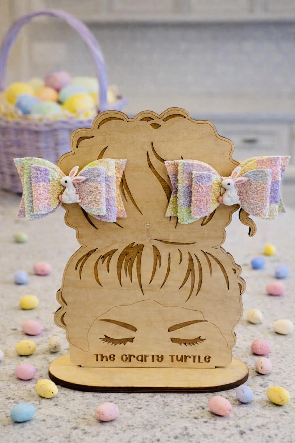 Bunny Pastel Gingham Piggies