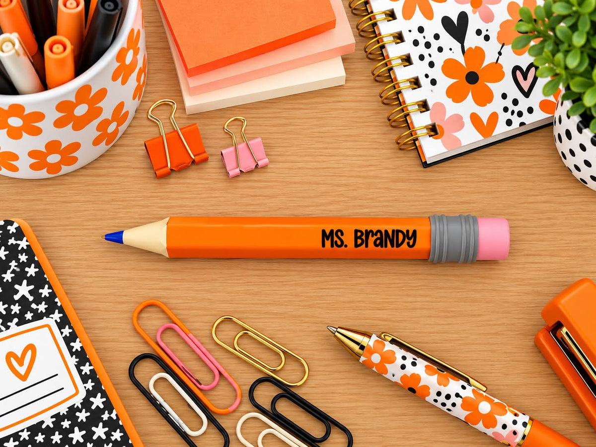 Jumbo 3D Printed Pencil Themed Pen