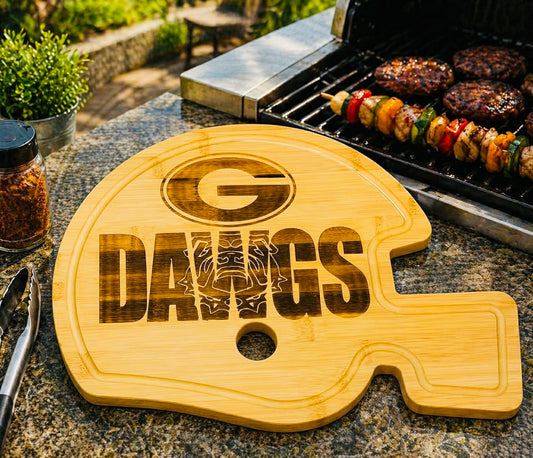 Team Helmet Cutting Board